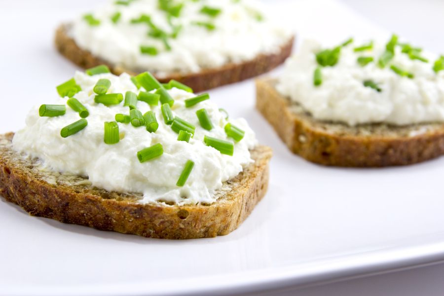 Leichtes Frühstücksbrötchen